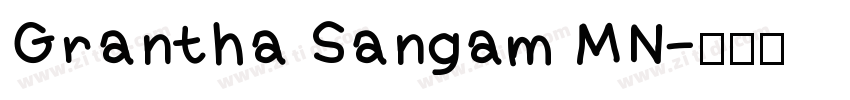 Grantha Sangam MN字体转换
